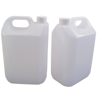 Jerrycan Style Plastic Bottle With Handle 5 Litre 1 Gallon Pack Of 2 The